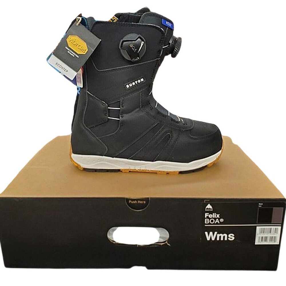 NEW! 2024 $440 Burton Felix Boa Snowboard Boots! Size 9.5 or 10  Black